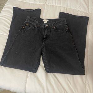 H&M Women's Black Straight Leg Jeans